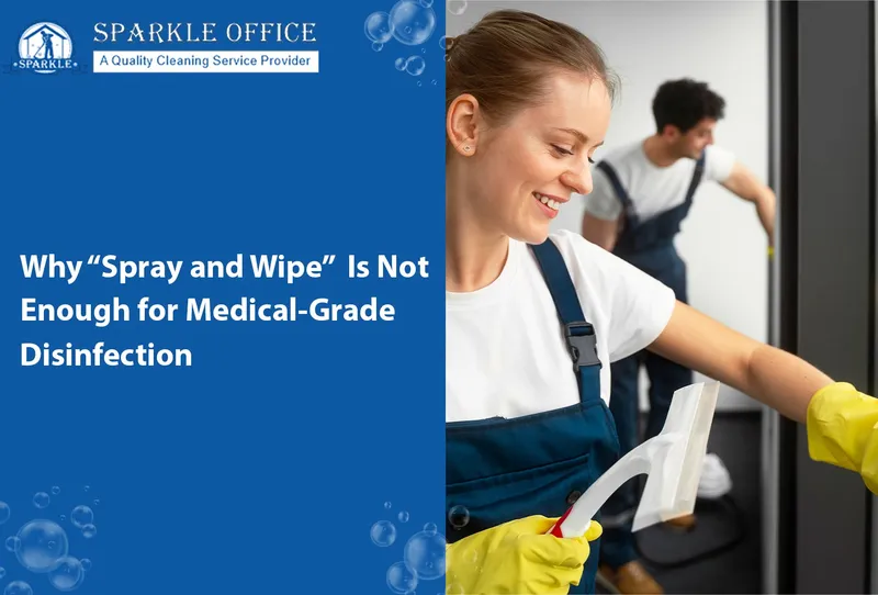 Why "Spray and Wipe" Is Not Enough for Medical-Grade Disinfection
